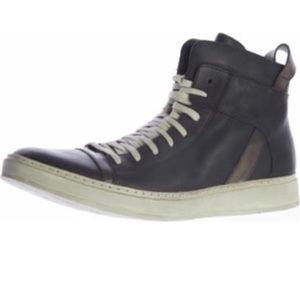 JOHN VARVATOS 315 High tip leather sneakers
